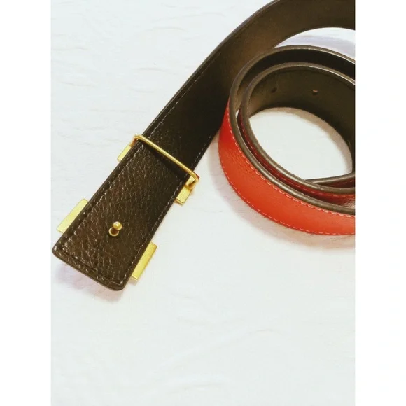 Stunning Leather reversible belt - Picture 2 of 4